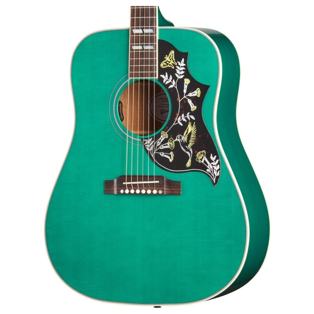 Gibson Hummingbird Standard Translucent Teal