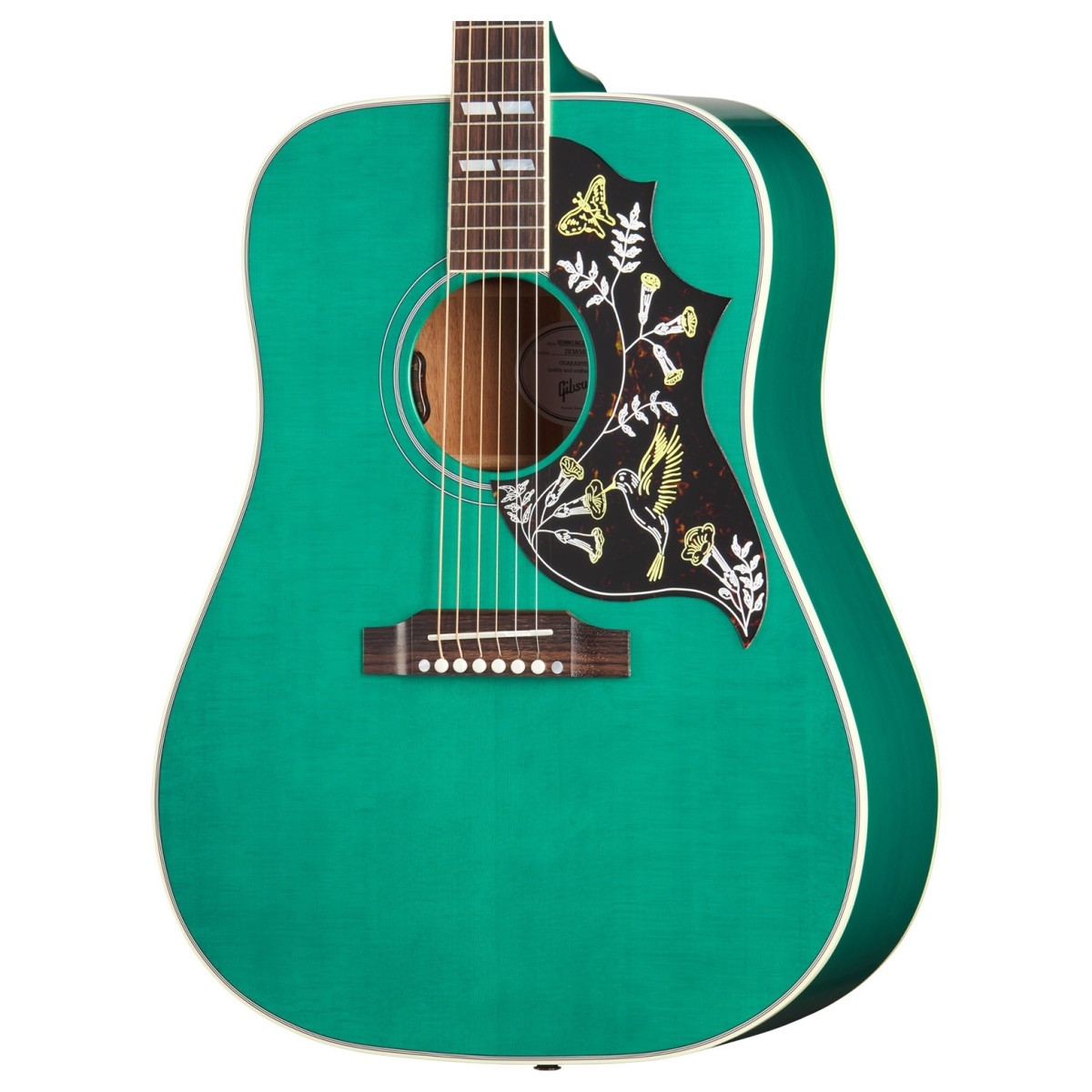 Gibson Hummingbird Standard Translucent Teal