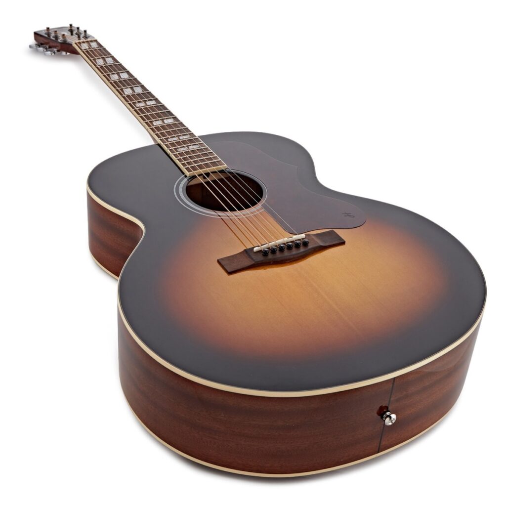 Hartwood Artiste Jumbo Acoustic Guitar Vintage Sunburst