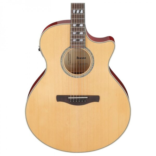 Ibanez AE170 Natural Top Transparent Red Back and Sides