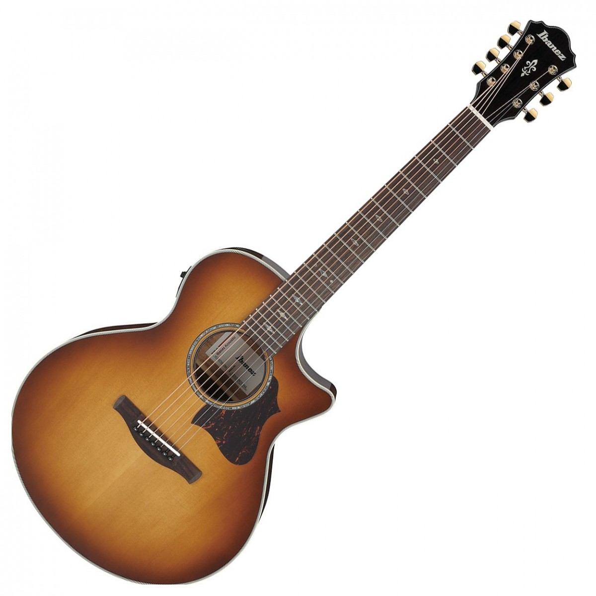 Ibanez AE3007FMH 7 String Tobacco Edge Burst