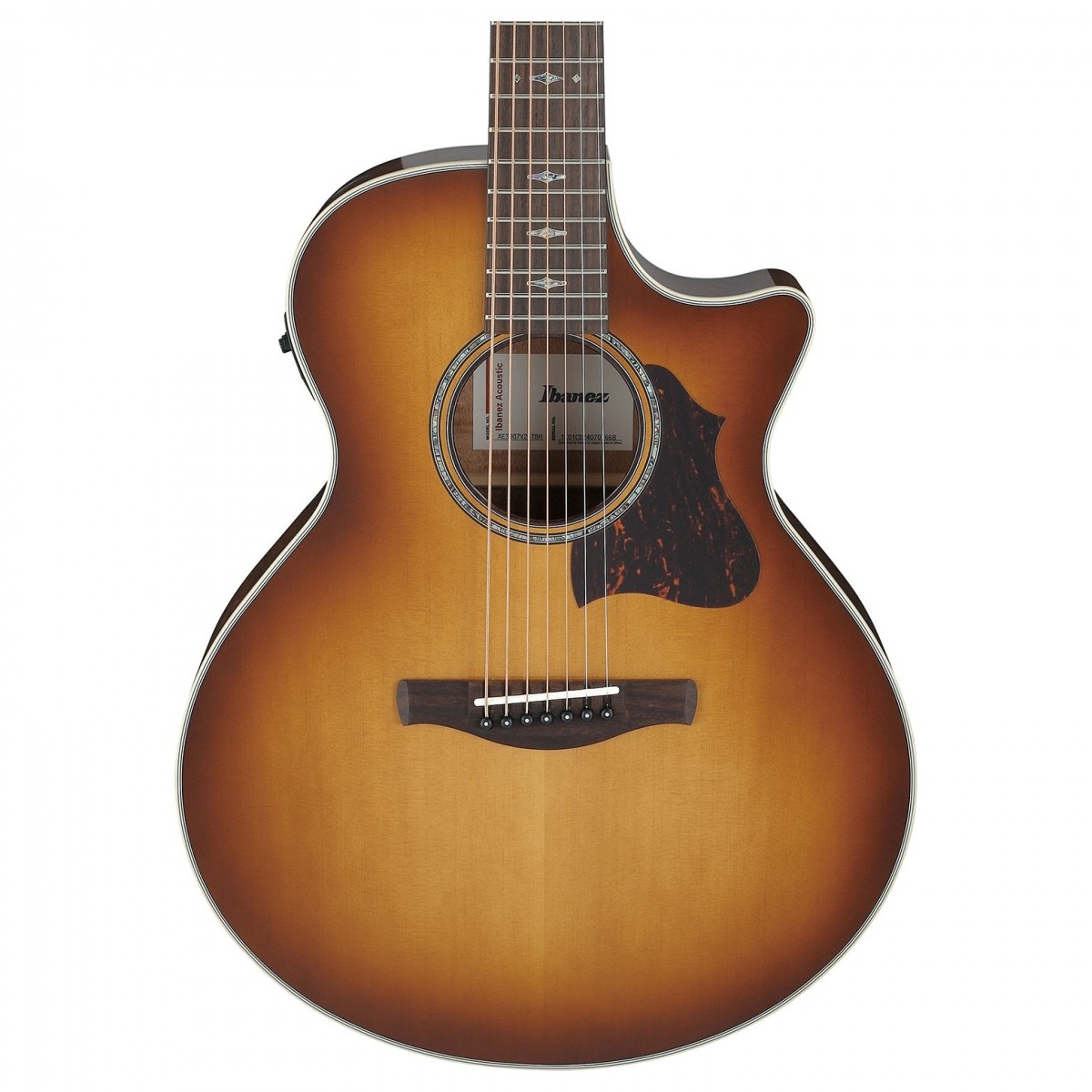 Ibanez AE3007FMH 7 String Tobacco Edge Burst