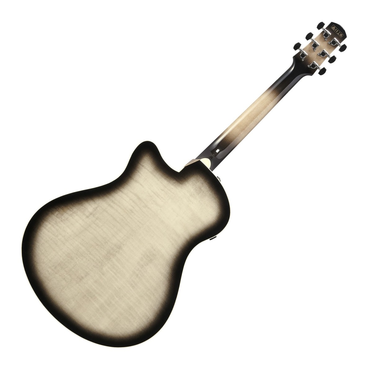 Ibanez AAM370M1CE Transparent Panda High Gloss Finish