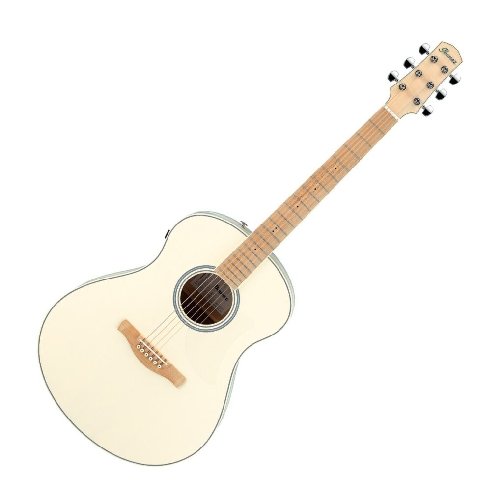 Ibanez AAM370M2E Transparent Antique White Ice Blue Open Pore