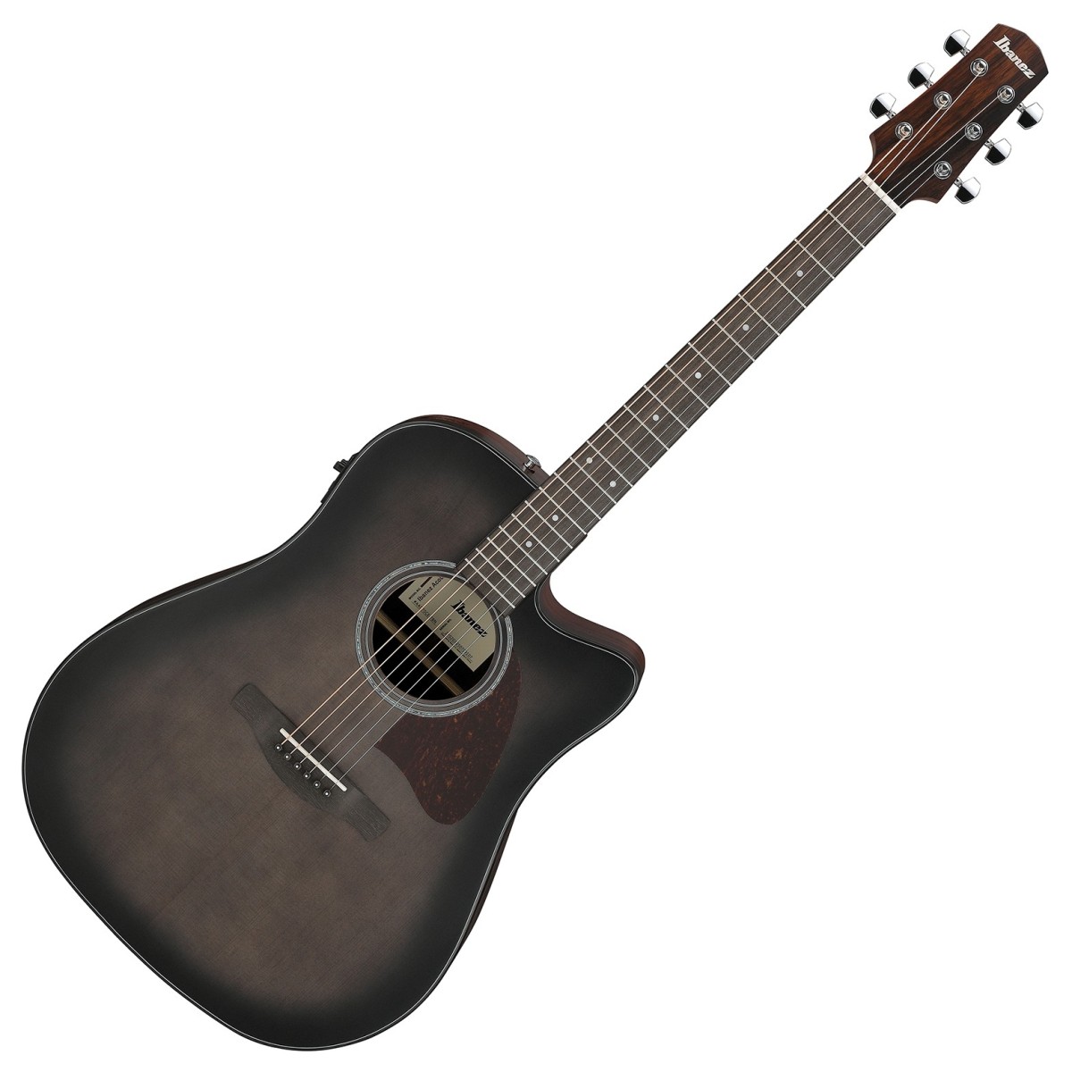 Ibanez AAD70CE Advanced Acoustic Transparent Charcoal Burst
