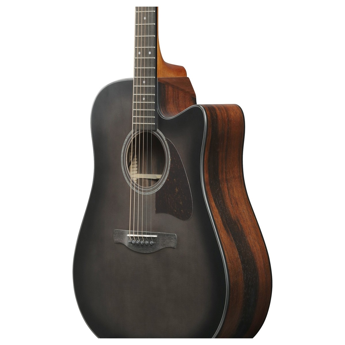 Ibanez AAD70CE Advanced Acoustic Transparent Charcoal Burst