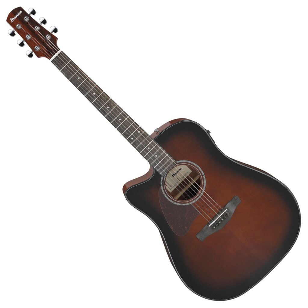 Ibanez AAD51LCE Advanced Acoustic Left Handed Dark Violin Sunburst