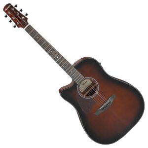 Ibanez AAD51LCE Advanced Acoustic Left Handed Dark Violin Sunburst