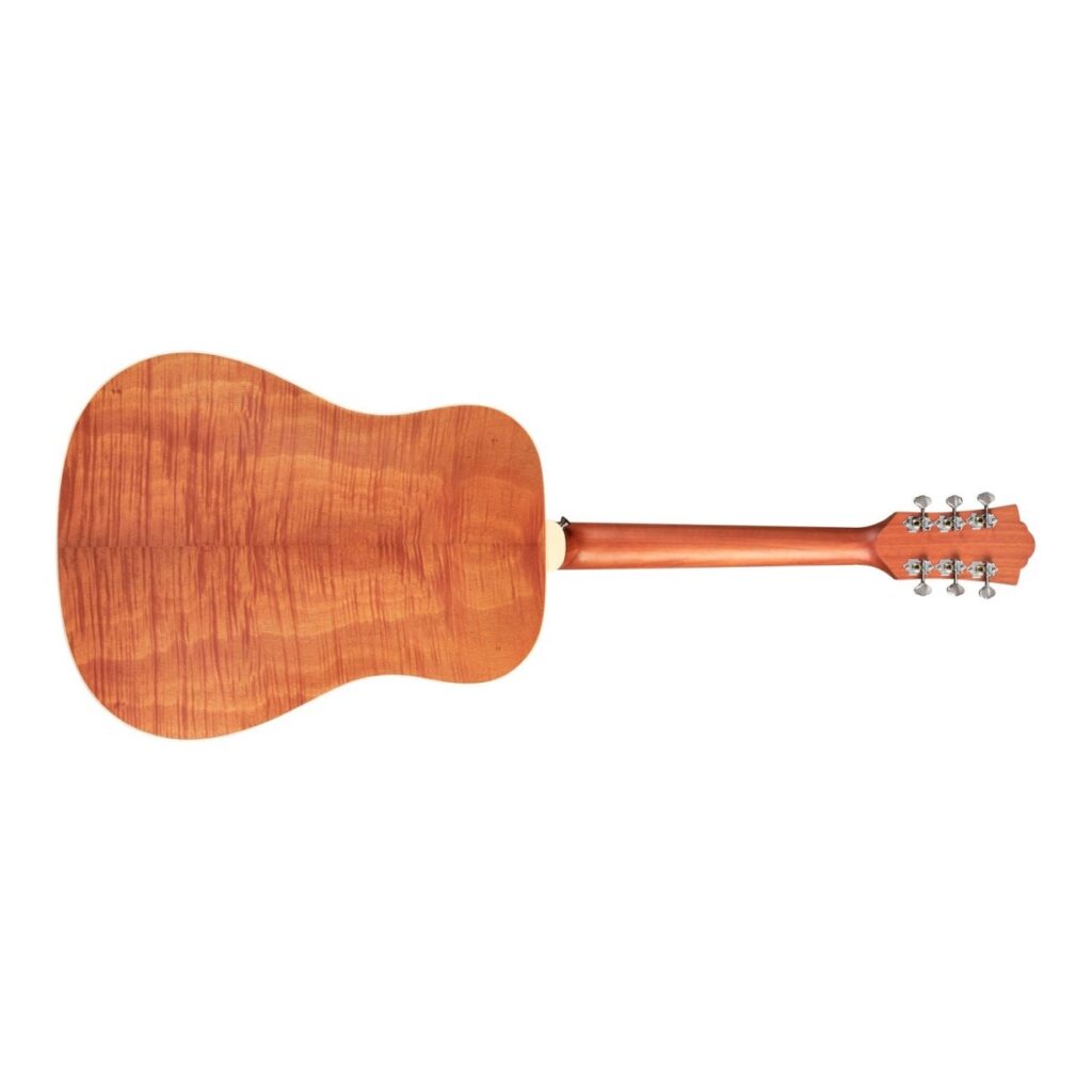 Guild D-240E Limited Flamed Mahogany Archback Natural