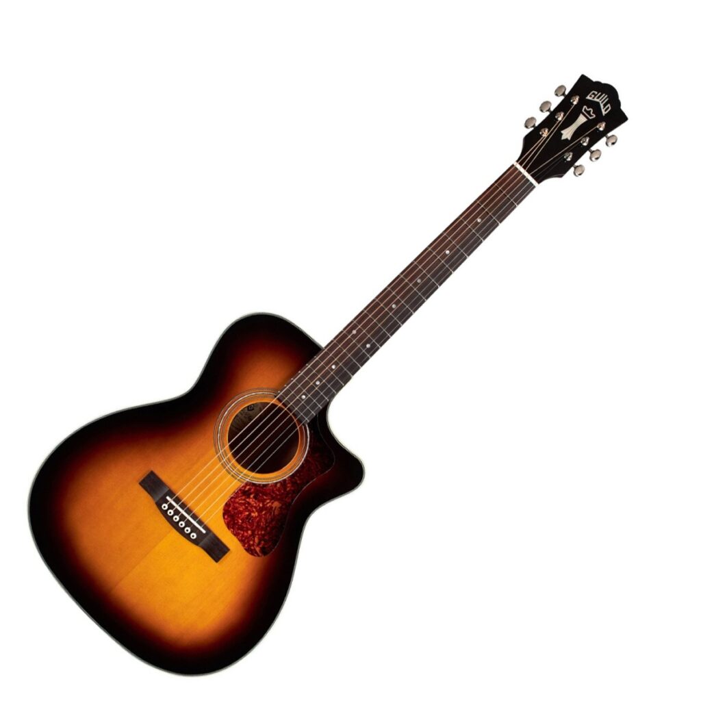Guild OM-140CE Antique Burst with Bag