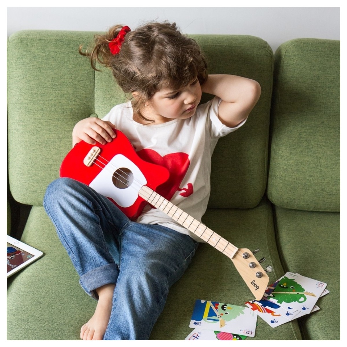 Loog Mini Acoustic Red