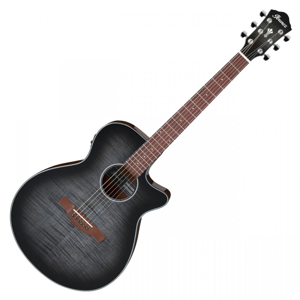 Ibanez AEG70 Trans Charcoal Burst High Gloss