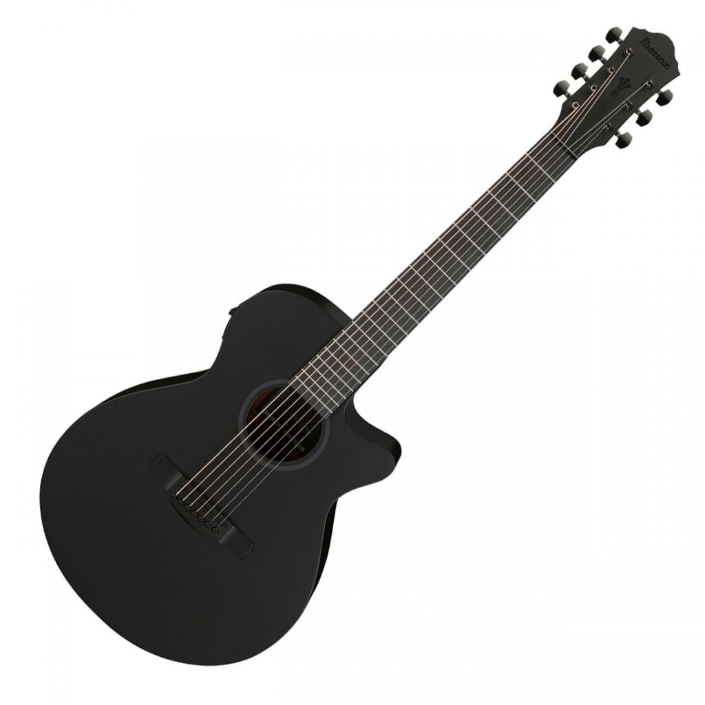 Ibanez AEG721 7 String Black Flat
