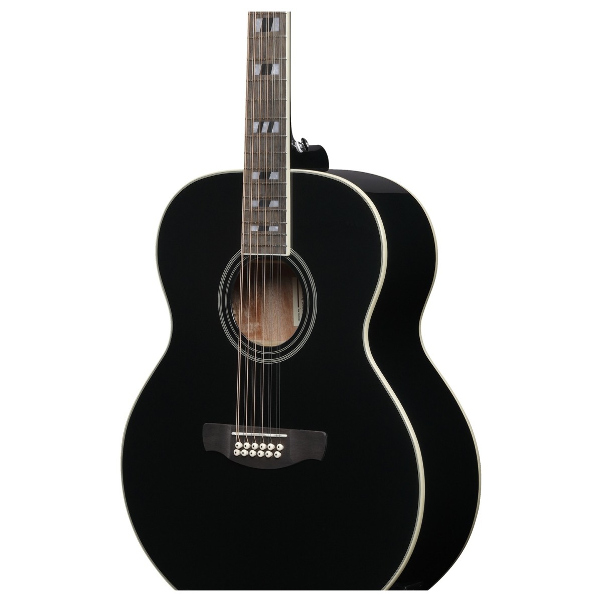 Ibanez AJ7012M1E Artwood 12-String Black