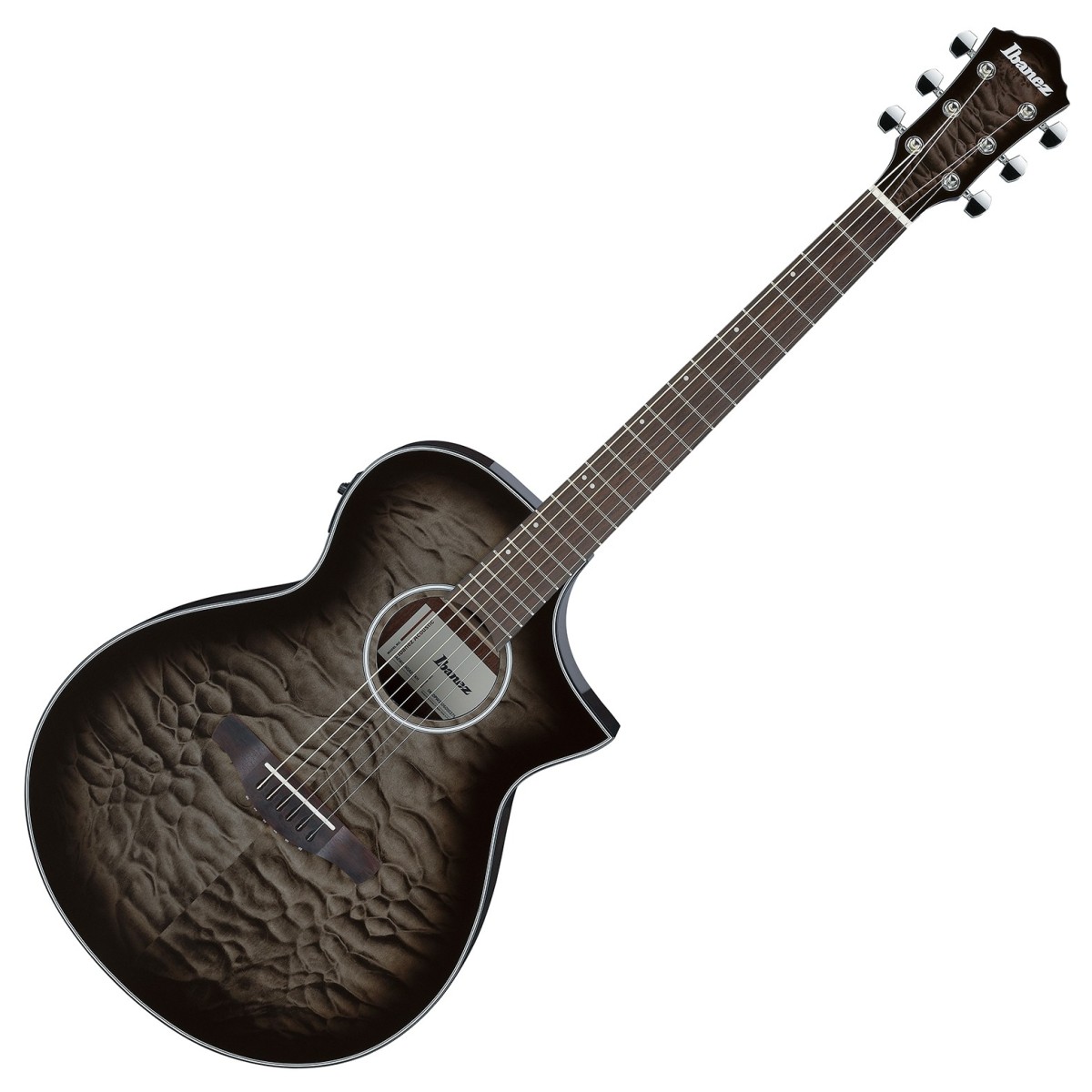 Ibanez AEWC16QA Transparent Black Sunburst