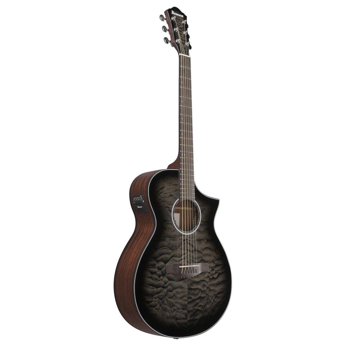 Ibanez AEWC16QA Transparent Black Sunburst