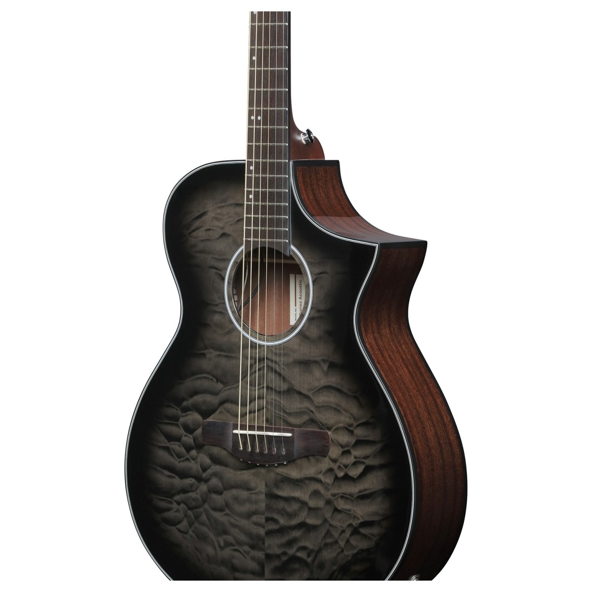 Ibanez AEWC16QA Transparent Black Sunburst