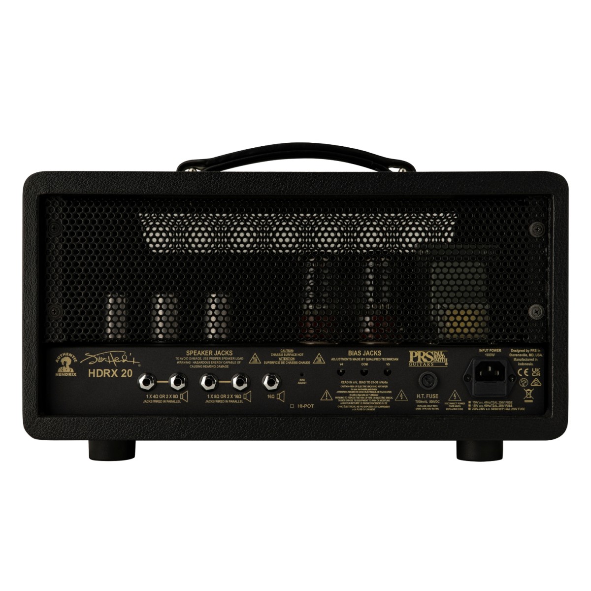 PRS HDRX 20 "Hendrix" Circuit Head Black Tolex