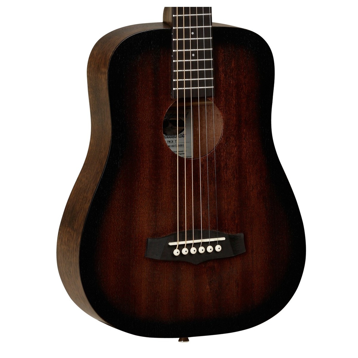 Tanglewood TWCR T Crossroads Travel Acoustic Whisky Burst
