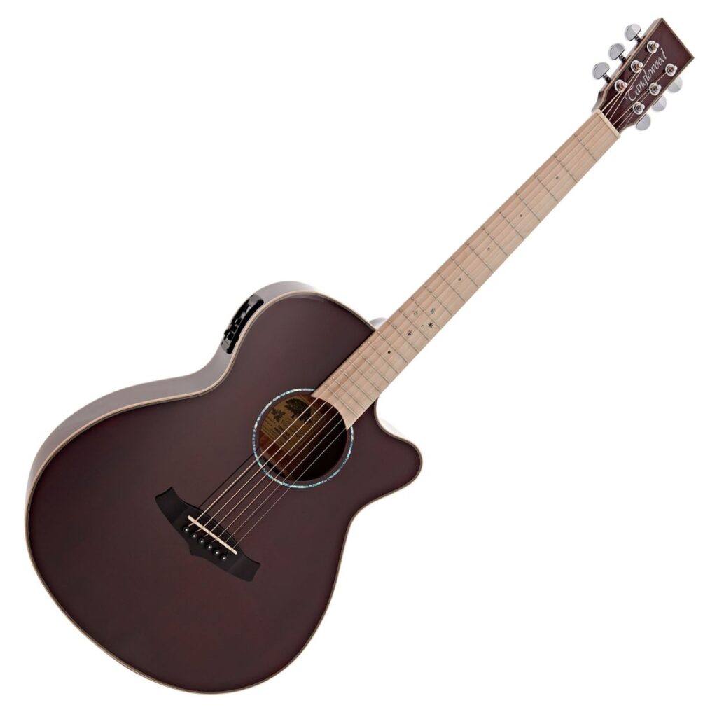 Tanglewood TW4CEBLB Winterleaf Super Folk Barossa Red Gloss
