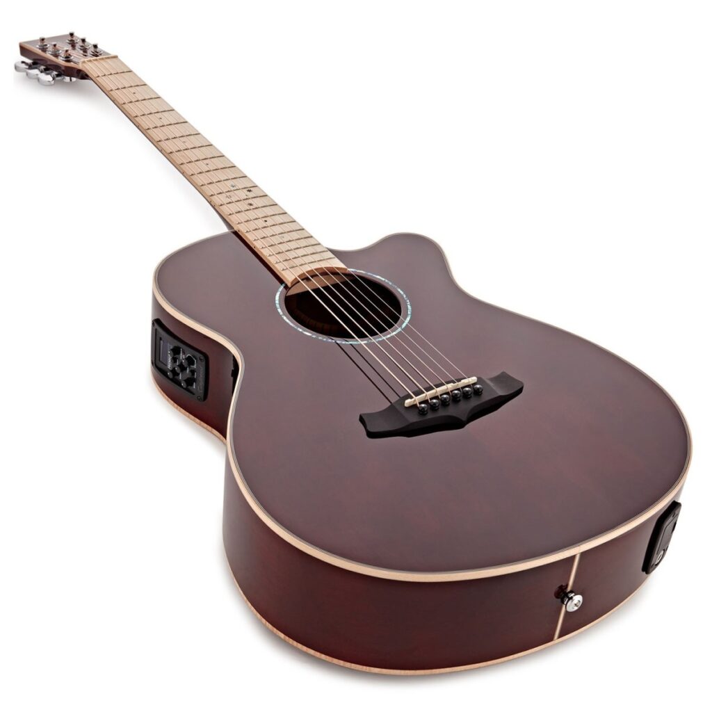 Tanglewood TW4CEBLB Winterleaf Super Folk Barossa Red Gloss