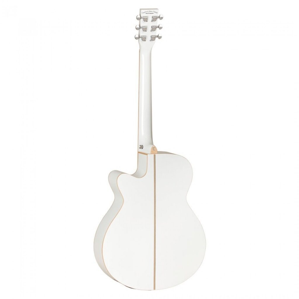 Tanglewood Winterleaf TW4CEBLW Super Folk Whitsunday White Gloss