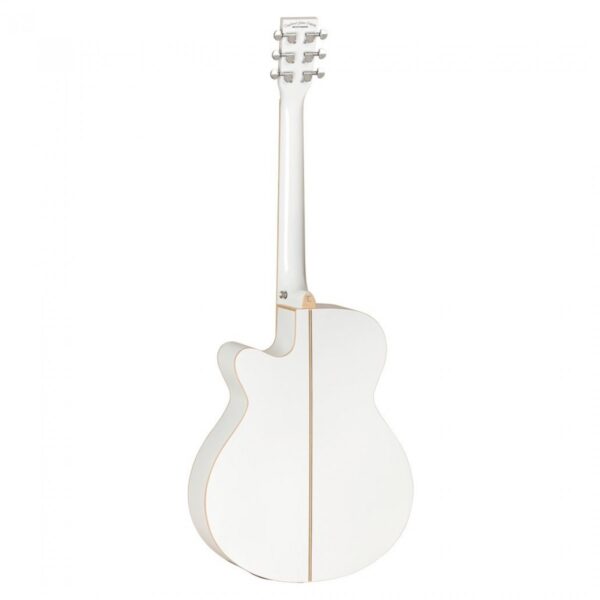 Tanglewood Winterleaf TW4CEBLW Super Folk Whitsunday White Gloss