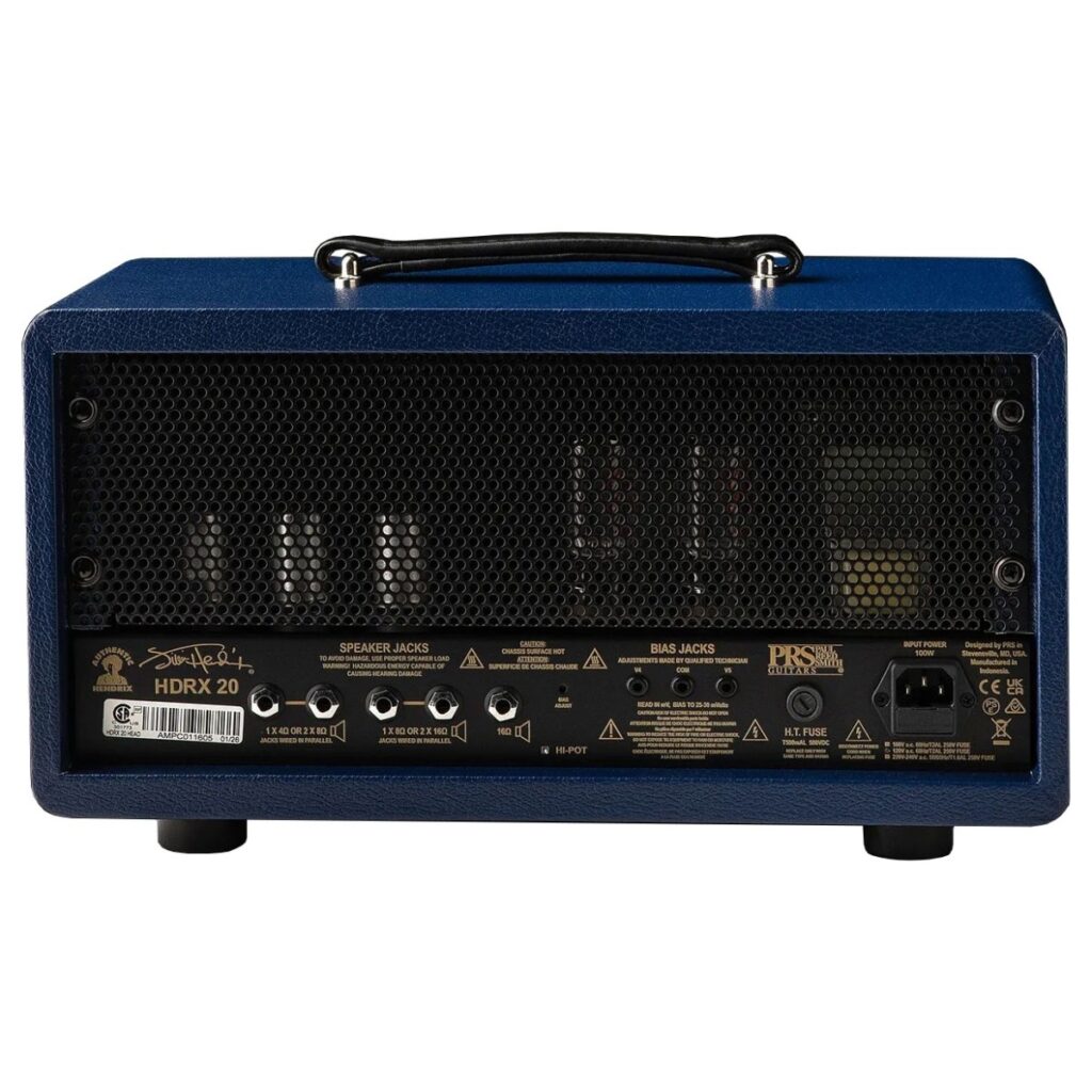 PRS HDRX 20 "Hendrix" Circuit Head Indigo Blue Tolex Limited Edition