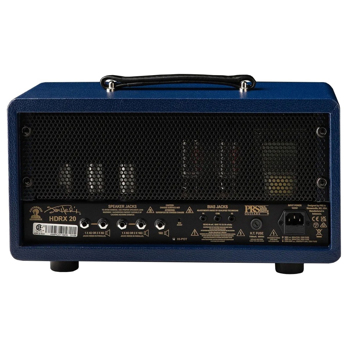 PRS HDRX 20 "Hendrix" Circuit Head Indigo Blue Tolex Limited Edition