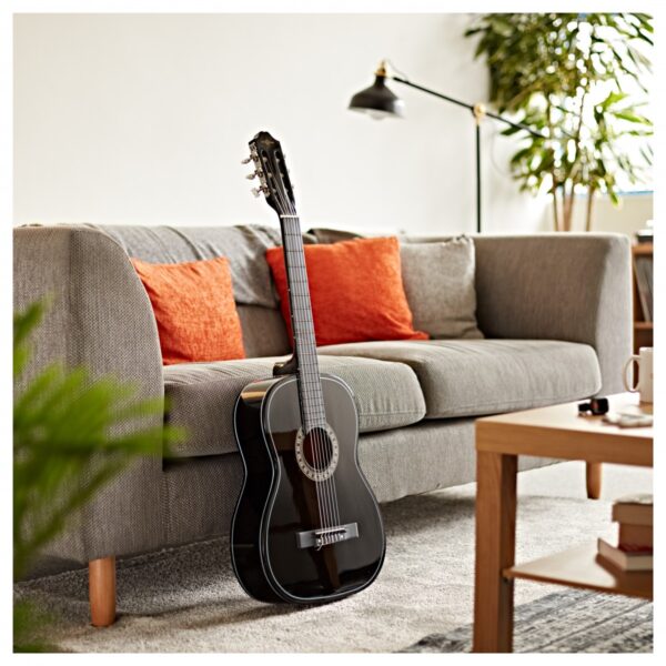 Classical Guitar by Gear4music Black