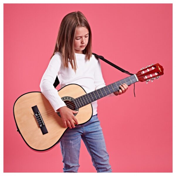 3/4 Classical Guitar Natural by Gear4music
