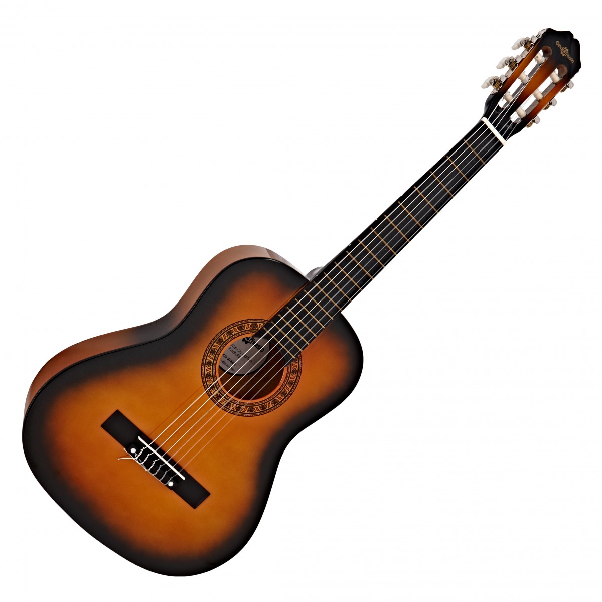 3/4 Classical Guitar Pack Sunburst by Gear4music