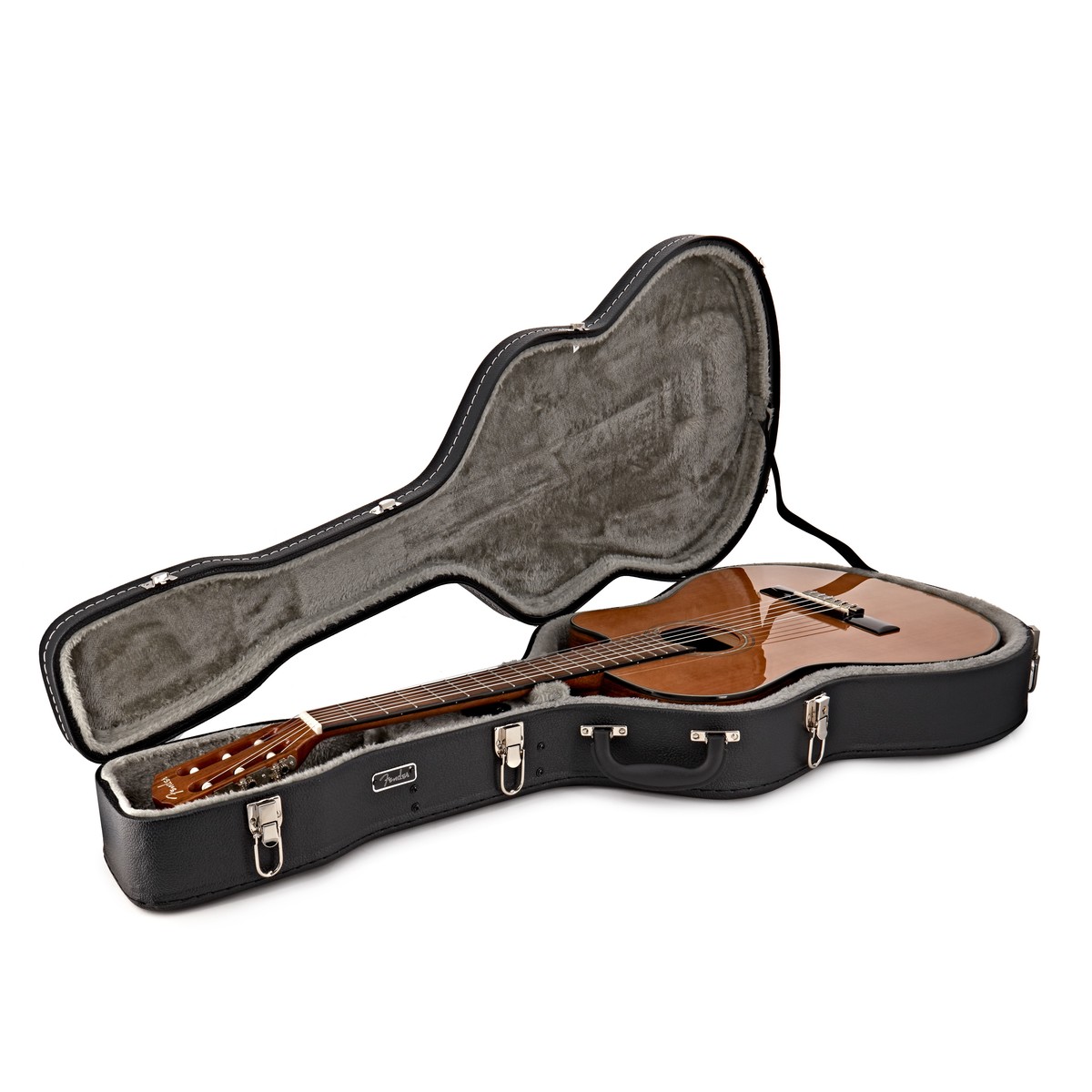 Fender CN-140SCE Nylon Thinline Natural w/Case