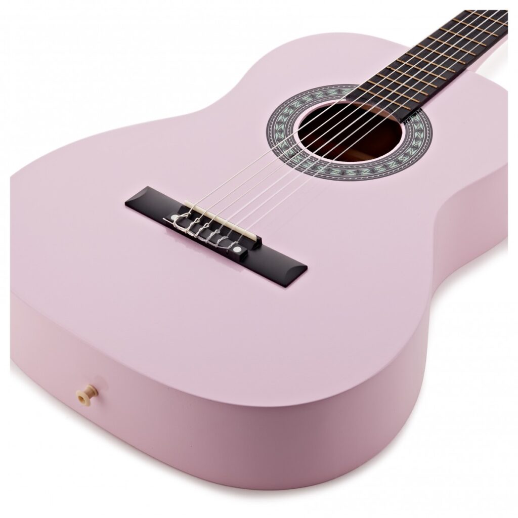 3/4 Classical Guitar Pink by Gear4music