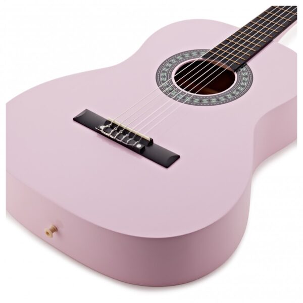 3/4 Classical Guitar Pink by Gear4music