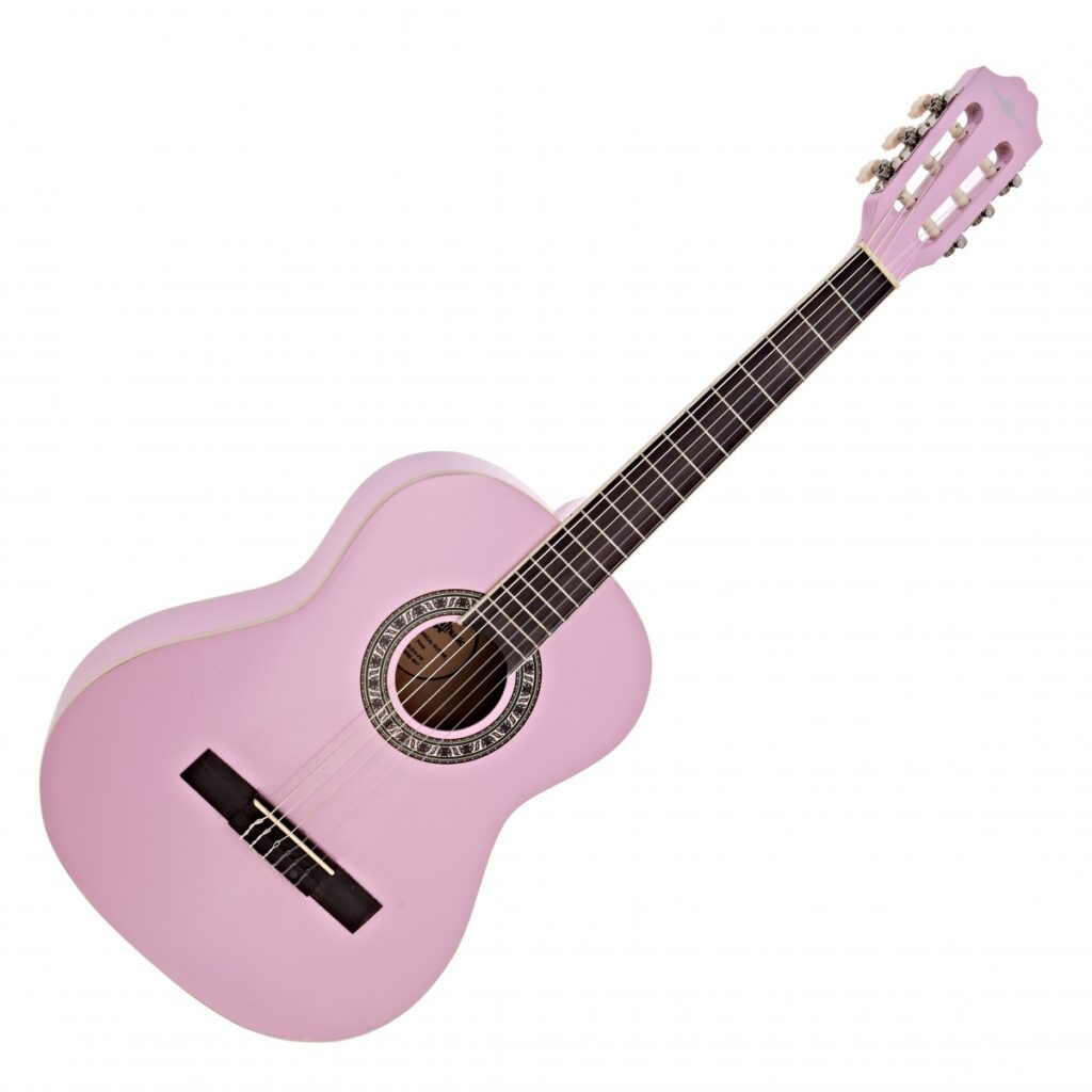3/4 Classical Guitar Pack Pink by Gear4music