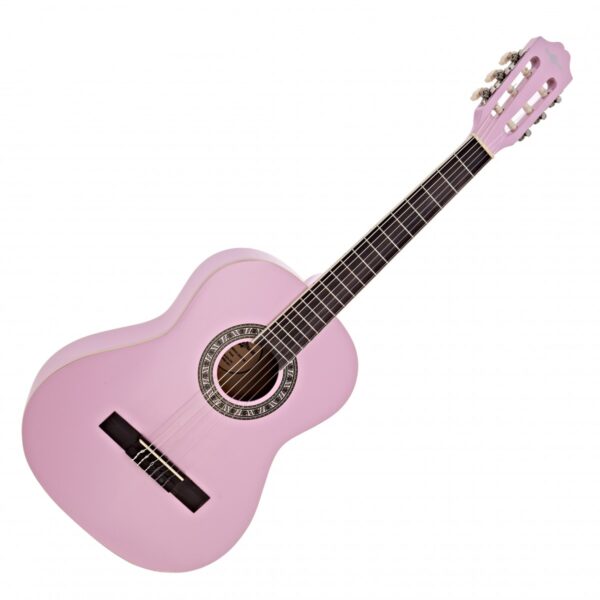 3/4 Classical Guitar Pack Pink by Gear4music