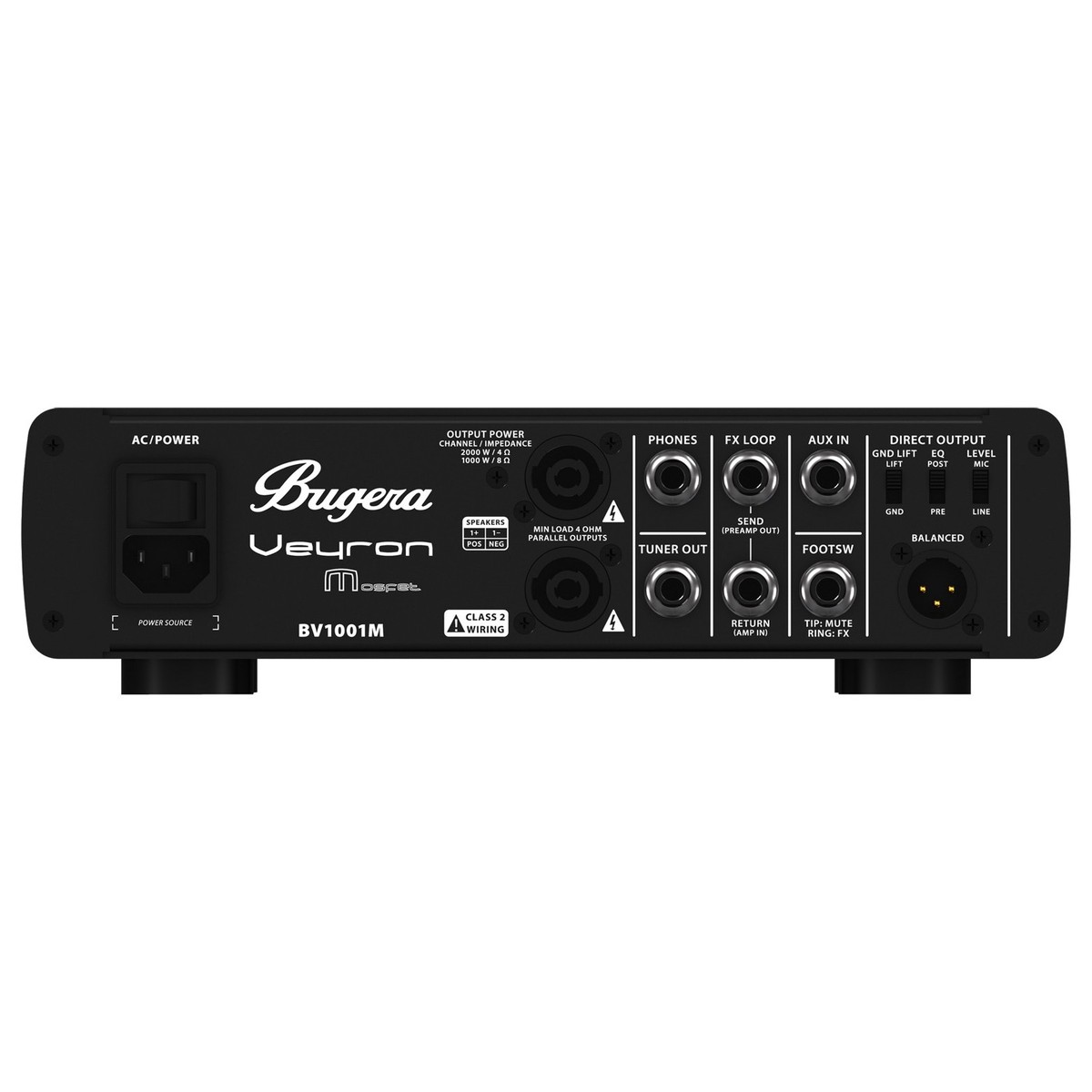 Bugera Veyron BV1001M 2000W Bass Amp Head