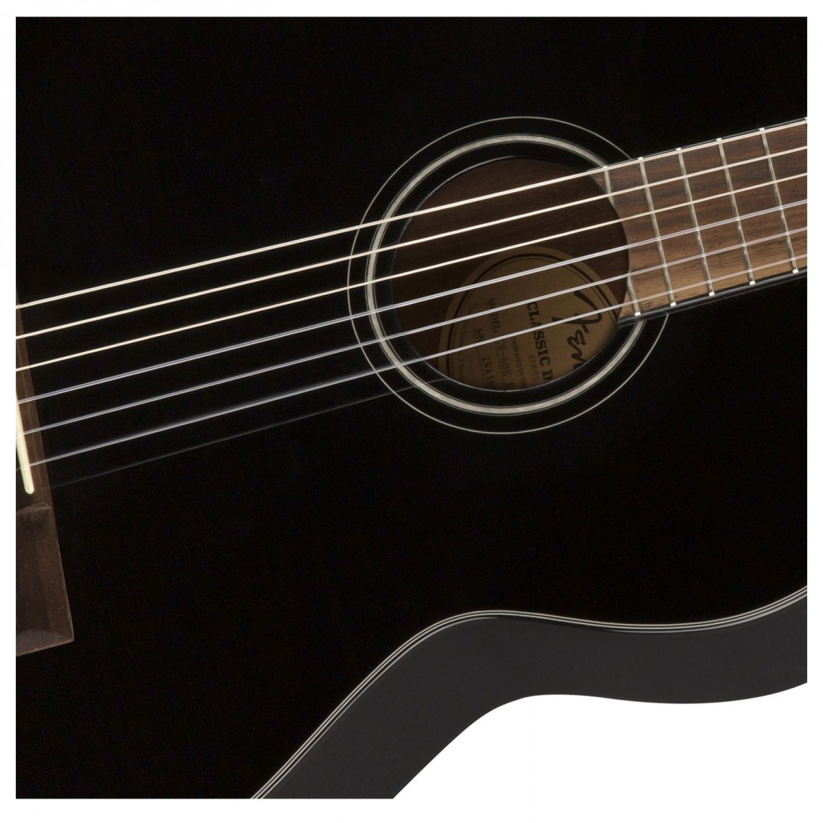 Fender CN-60S Nylon Black