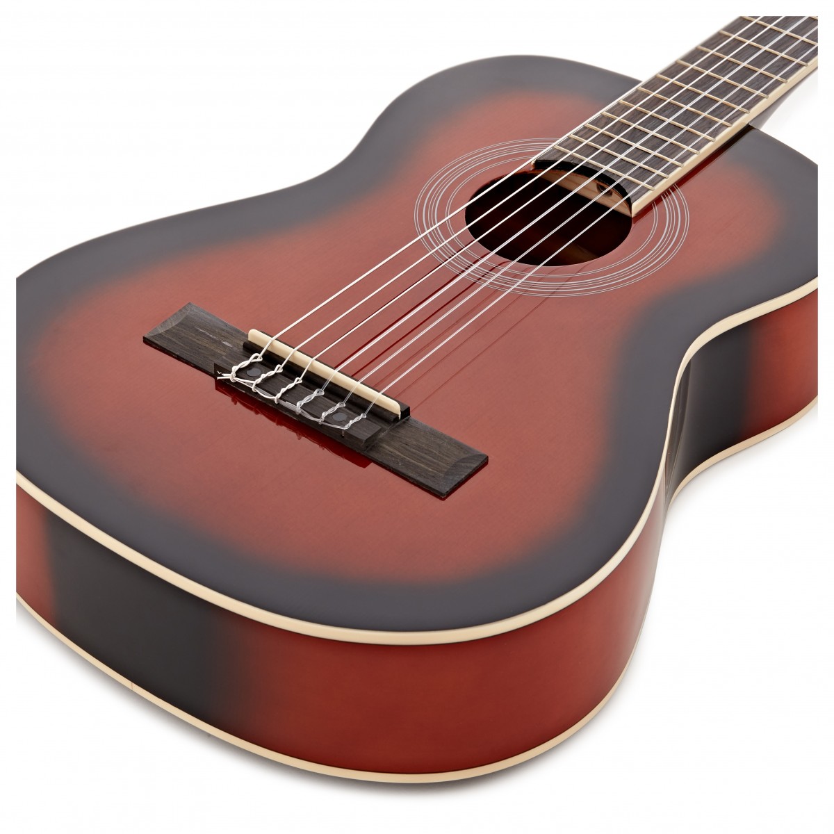 Deluxe 1/2 Classical Guitar by Gear4music Trans Sunburst