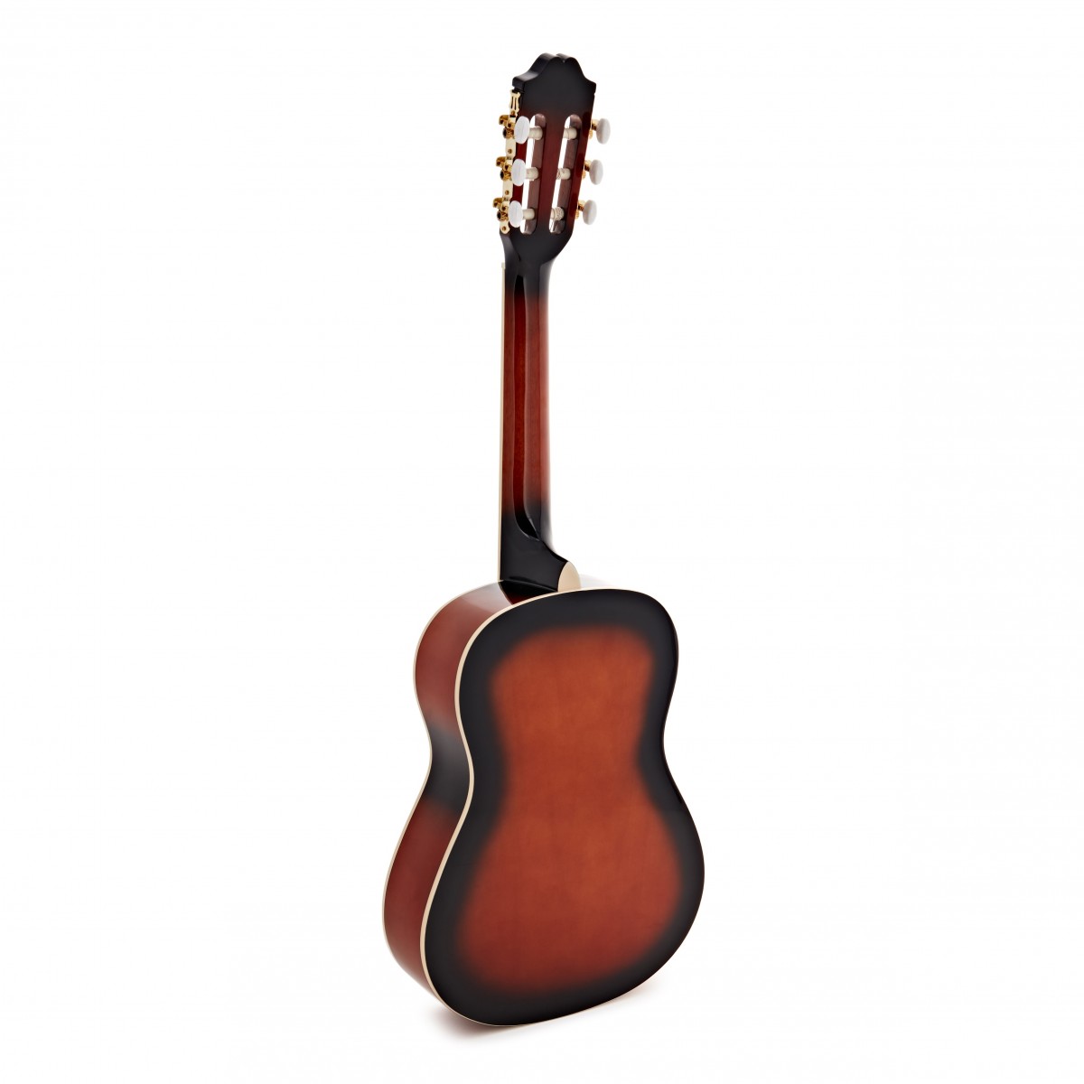 Deluxe 1/2 Classical Guitar by Gear4music Trans Sunburst