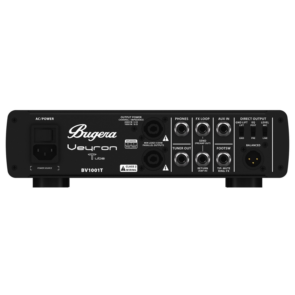 Bugera Veyron BV1001T 2000W Bass Amp Head