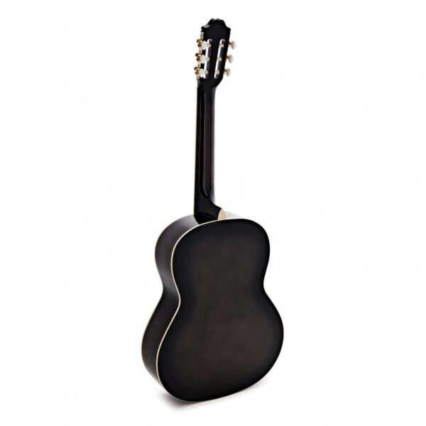 Deluxe Classical Guitar by Gear4music Trans Black