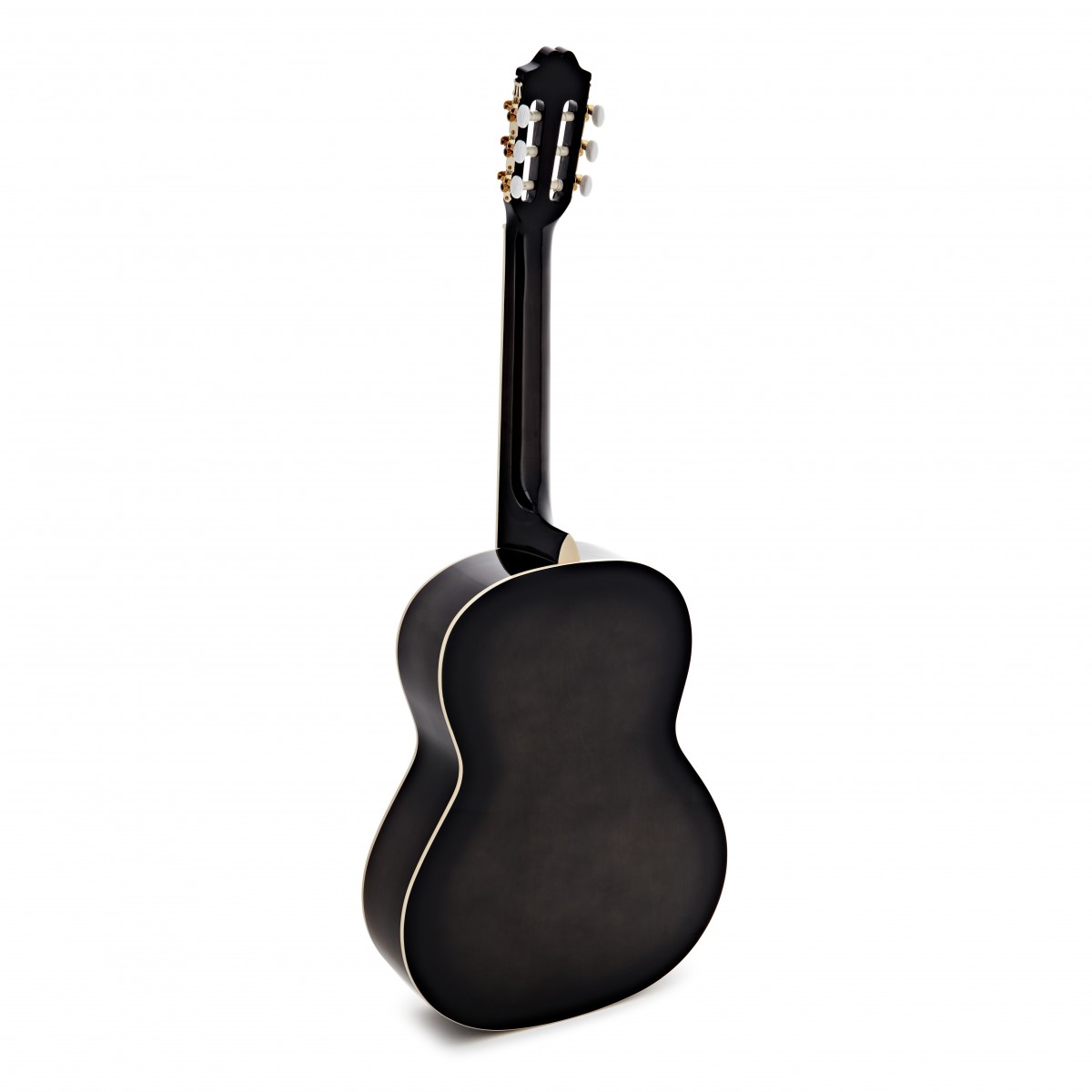 Deluxe Classical Guitar by Gear4music Trans Black