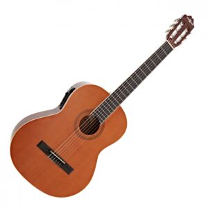 Deluxe Electro Classical Guitar by Gear4music Natural