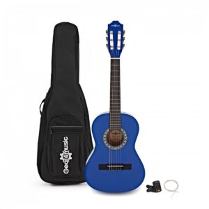 Junior 1/2 Classical Guitar Pack Dark Blue by Gear4music