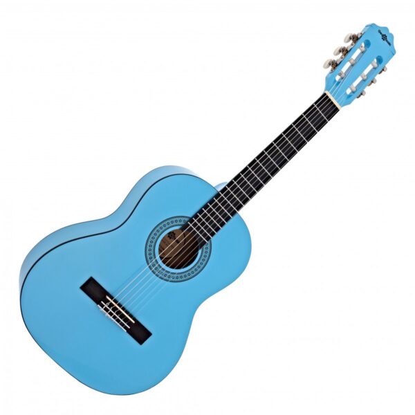 Deluxe Junior 1/2 Classical Guitar Light Blue by Gear4music