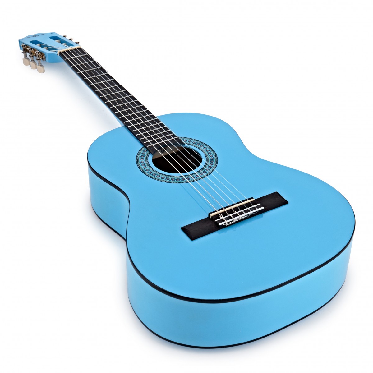 Deluxe Junior 1/2 Classical Guitar Light Blue by Gear4music