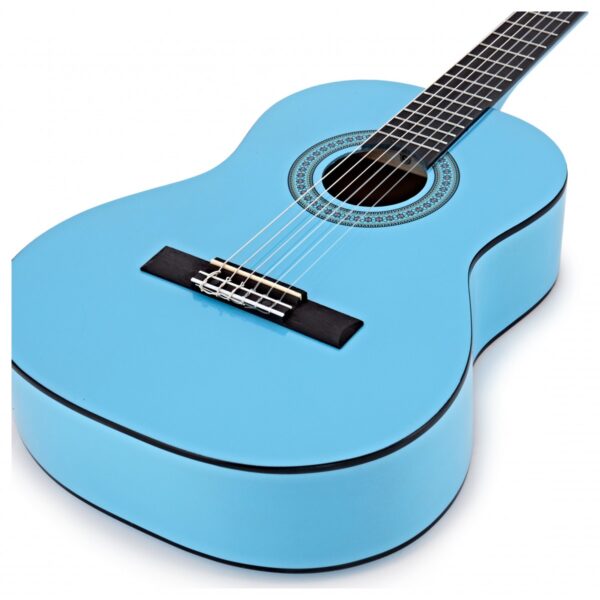 Deluxe Junior 1/2 Classical Guitar Light Blue by Gear4music