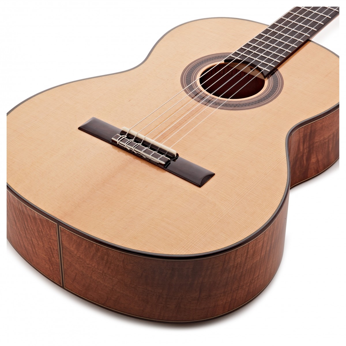 Hartwood Artisan Flamed Mahogany Classical Guitar Natural
